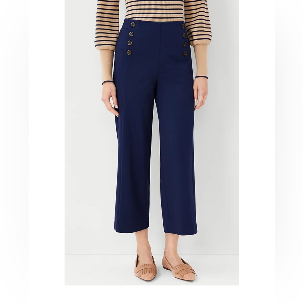 Ann Taylor- The Kate Wide Leg Sailor Pant